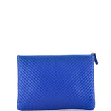 O Case Clutch Chevron Caviar Medium