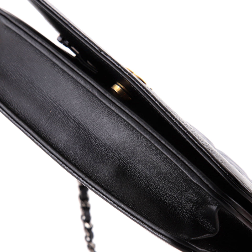Gabrielle Wallet on Chain Quilted Aged Calfskin