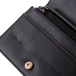 Gabrielle Wallet on Chain Quilted Aged Calfskin