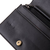Gabrielle Wallet on Chain Quilted Aged Calfskin