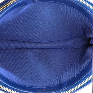 Double Zip Clutch with Chain Quilted Lambskin