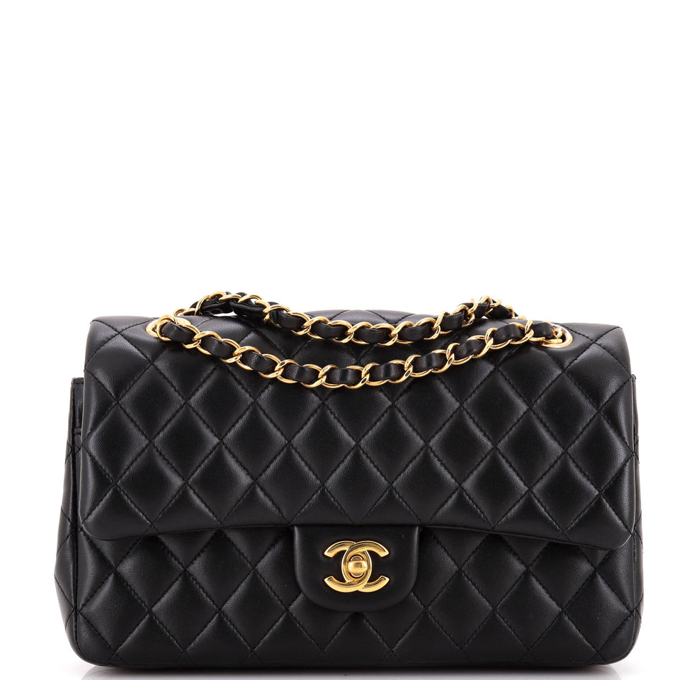 Classic Double Flap Bag Quilted Lambskin Medium