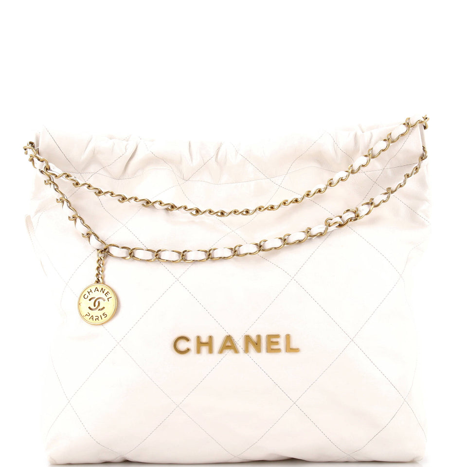 22 Chain Hobo Quilted Calfskin Medium