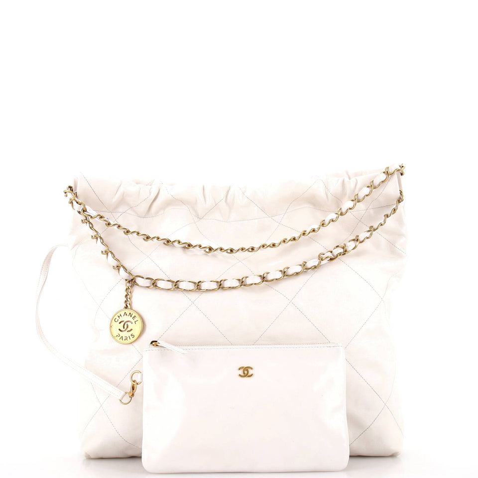 22 Chain Hobo Quilted Calfskin Medium