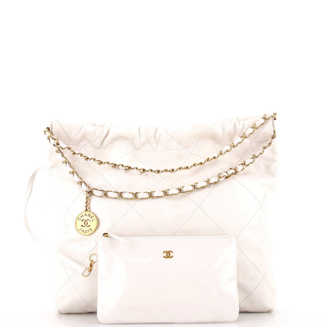 22 Chain Hobo Quilted Calfskin Medium