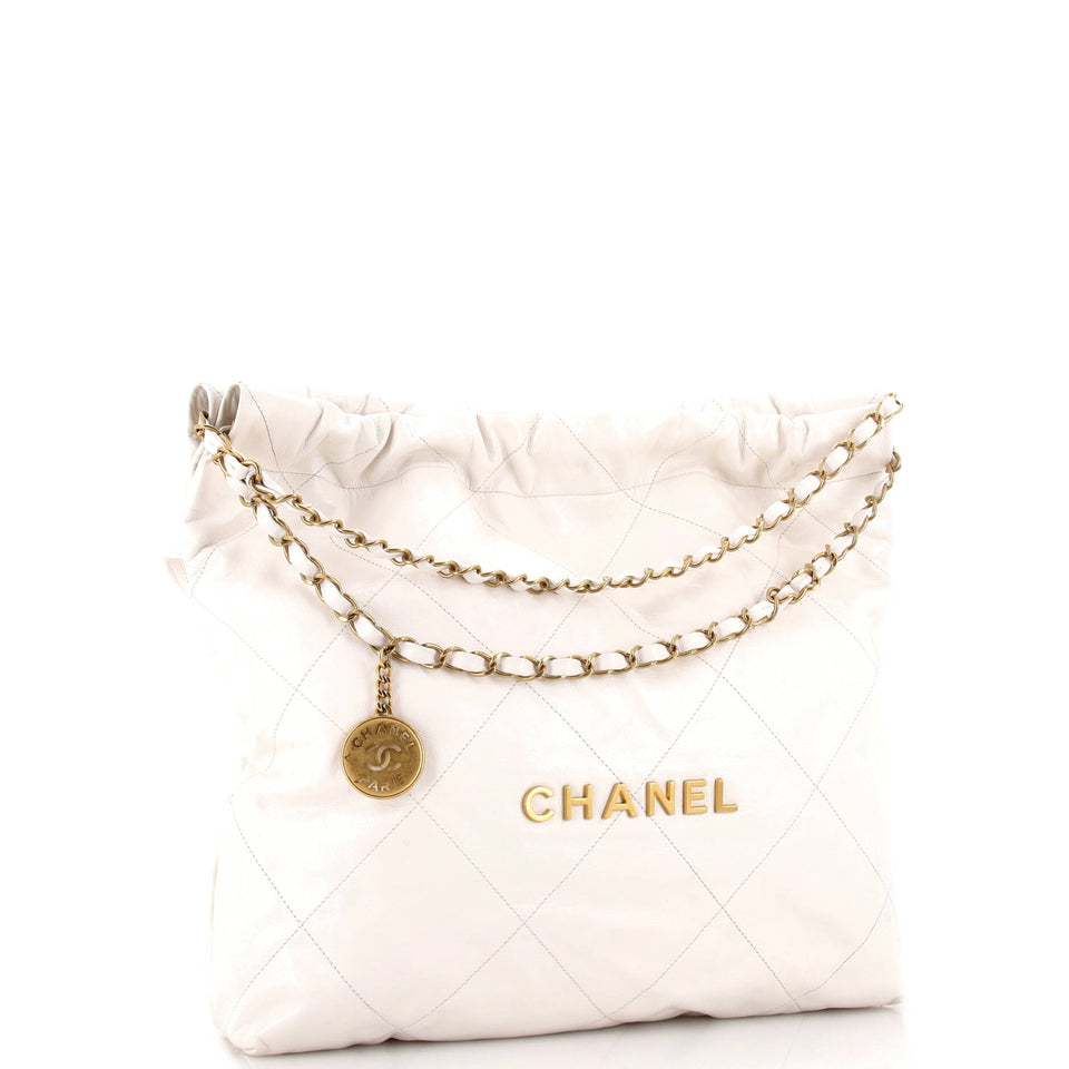 22 Chain Hobo Quilted Calfskin Medium