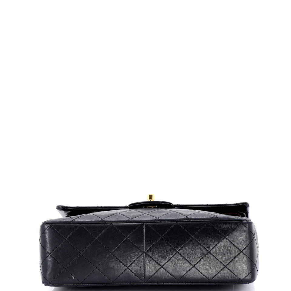 Vintage Square CC Flap Bag Quilted Lambskin Medium