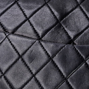 Vintage Square CC Flap Bag Quilted Lambskin Medium