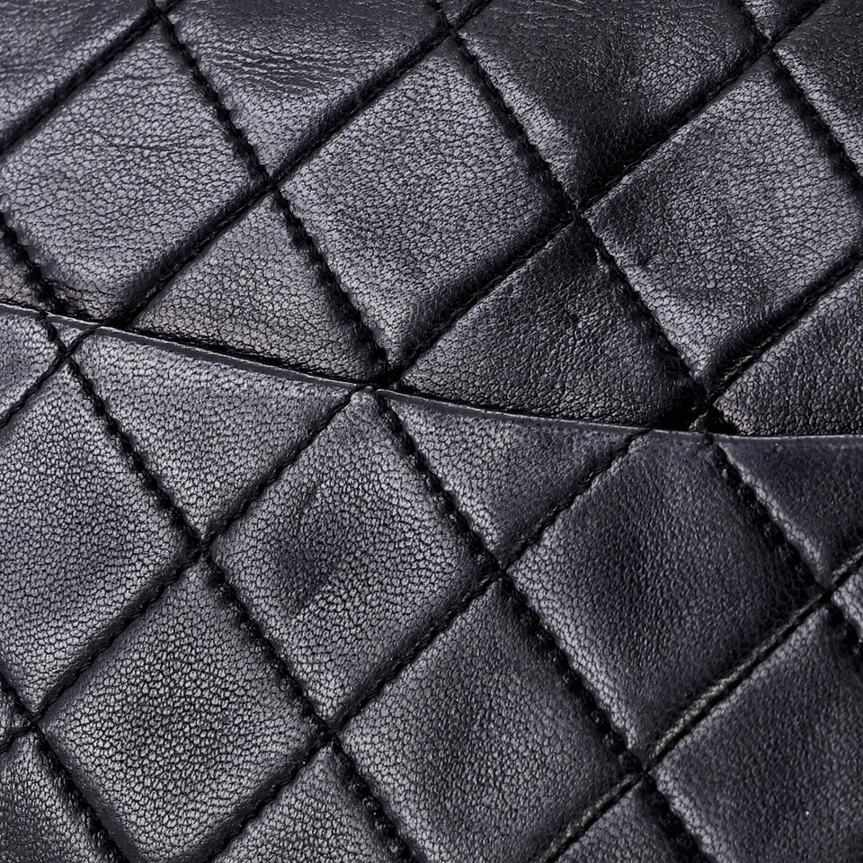 Vintage Square CC Flap Bag Quilted Lambskin Medium