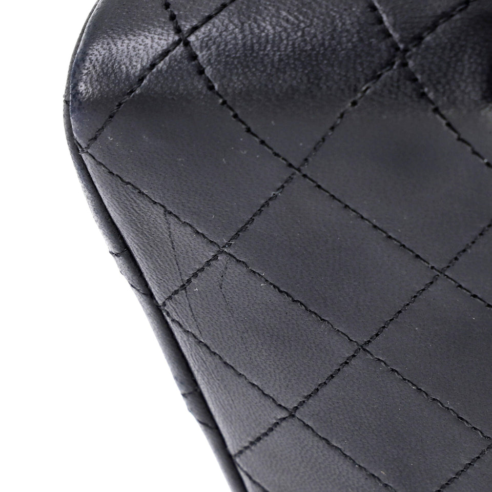 Vintage Square CC Flap Bag Quilted Lambskin Medium