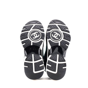 Women's CC Low-Top Sneakers Suede and Knit Fabric