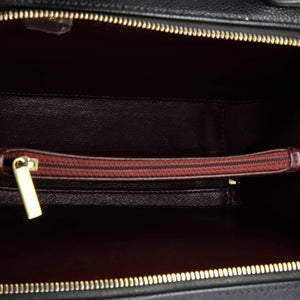 Filigree Vanity Case Quilted Caviar Medium