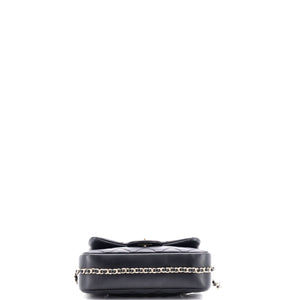 My Precious Pearls Chain Flap Bag Quilted Lambskin Medium