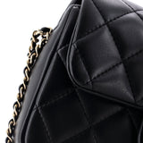 My Precious Pearls Chain Flap Bag Quilted Lambskin Medium