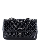 Classic Double Flap Bag Quilted Patent Medium
