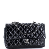 Classic Double Flap Bag Quilted Patent Medium