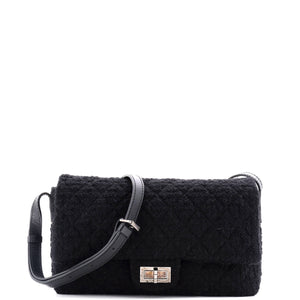 Easy Reissue Messenger Flap Bag Quilted Tweed Large