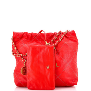 22 Chain Hobo Quilted Calfskin Small