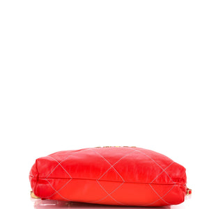 22 Chain Hobo Quilted Calfskin Small