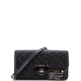 Beauty Lock Flap Bag Quilted Sheepskin Medium