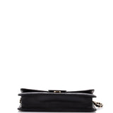 Beauty Lock Flap Bag Quilted Sheepskin Medium