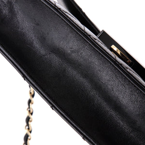 Beauty Lock Flap Bag Quilted Sheepskin Medium