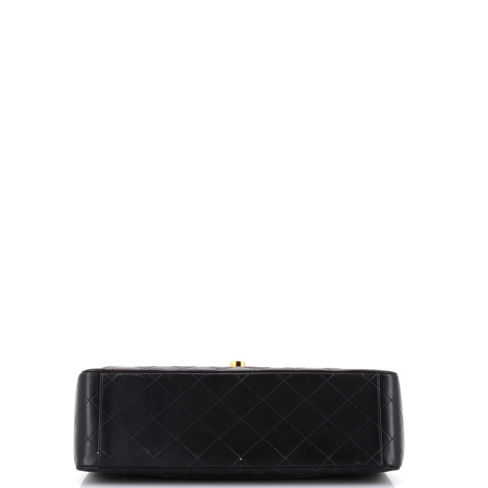 Vintage Classic Single Flap Bag Quilted Lambskin Maxi