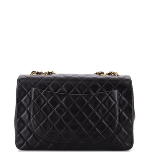 Vintage Classic Single Flap Bag Quilted Lambskin Maxi