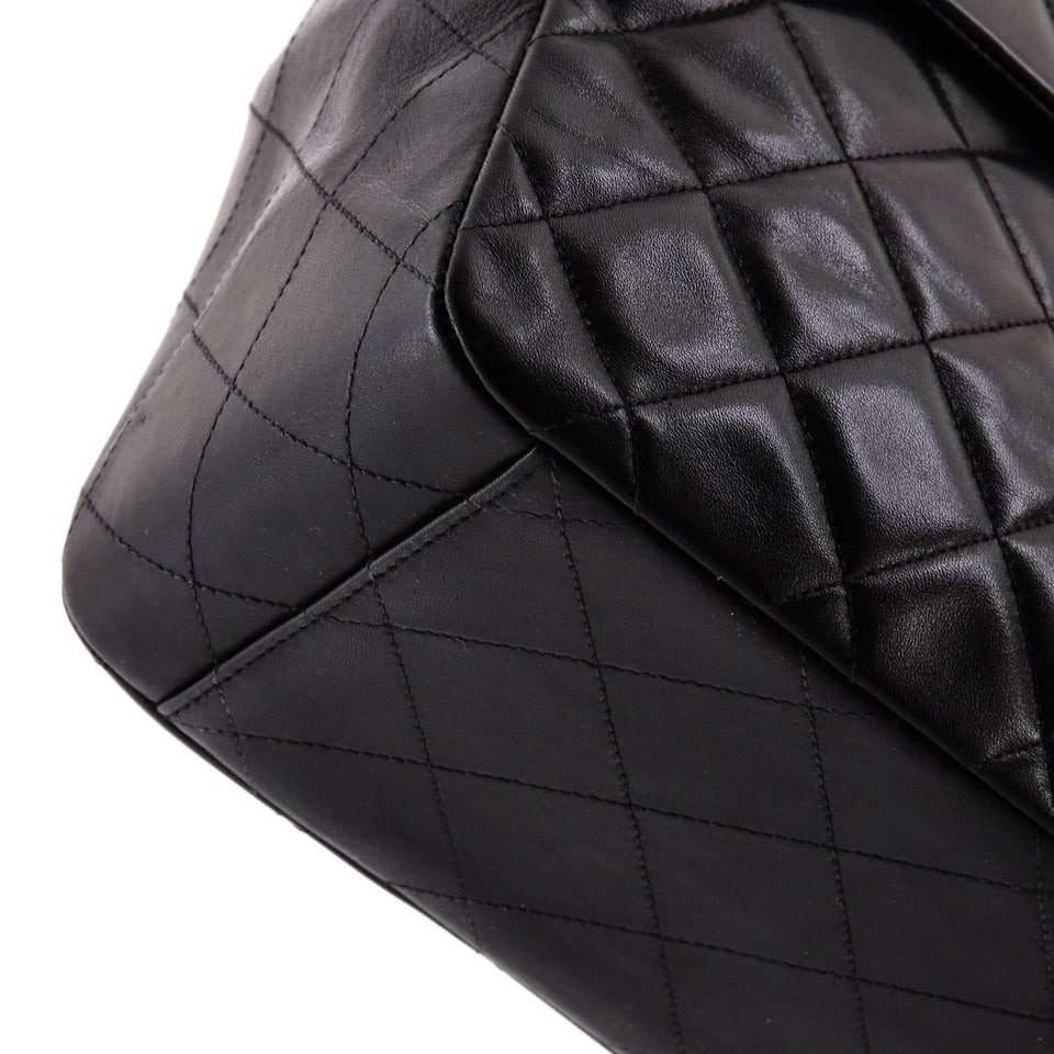 Vintage Classic Single Flap Bag Quilted Lambskin Maxi