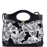 31 Shopping Bag Quilted Printed Cotton and Calfskin Large