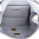 CC Medallion Charms Flap Bag Caviar Mini
