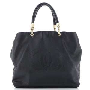 Vintage Handle CC Tote Caviar Large