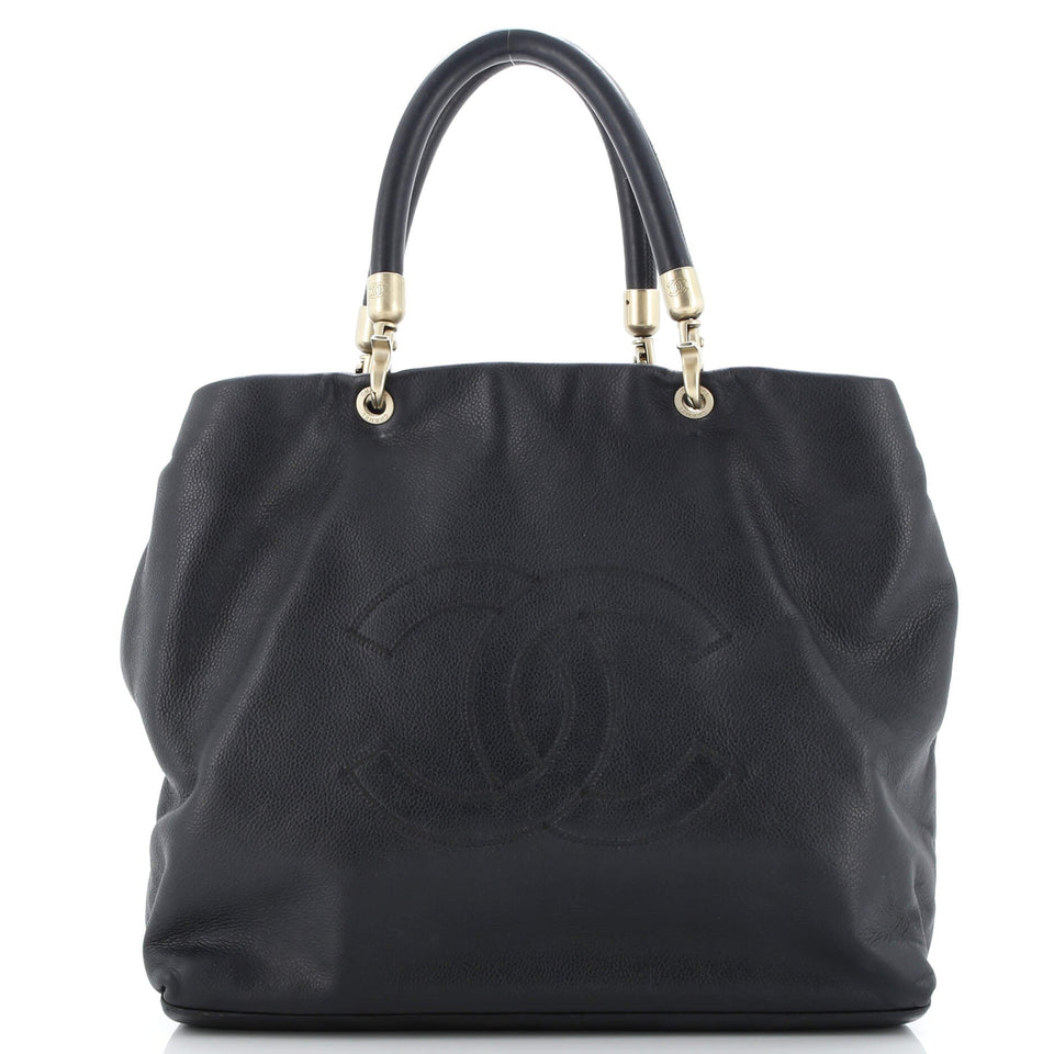 Vintage Handle CC Tote Caviar Large