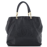 Vintage Handle CC Tote Caviar Large