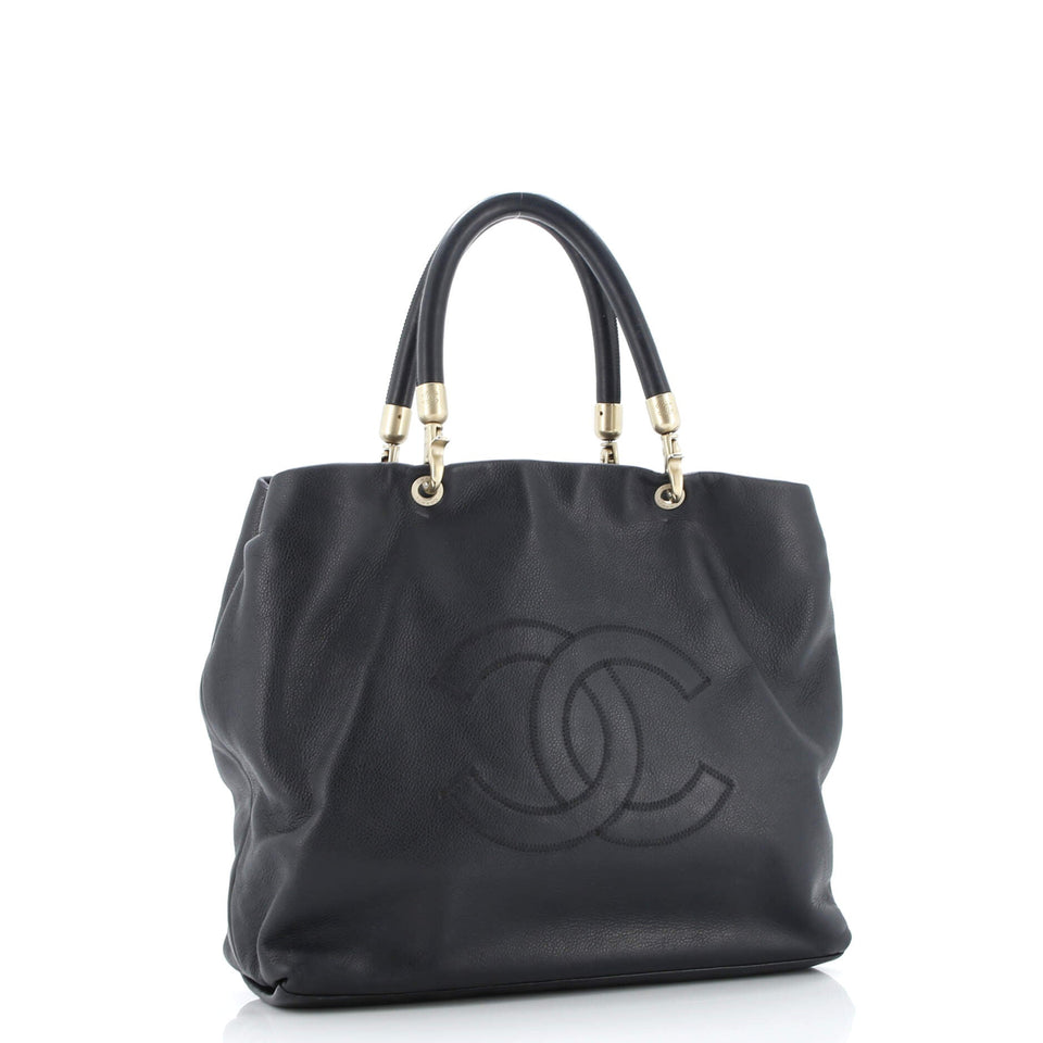 Vintage Handle CC Tote Caviar Large