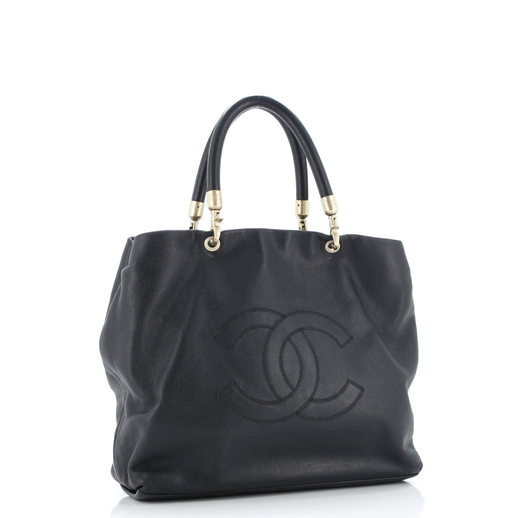 Vintage Handle CC Tote Caviar Large
