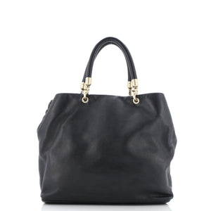 Vintage Handle CC Tote Caviar Large