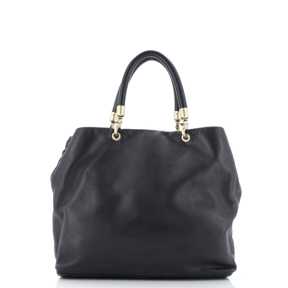 Vintage Handle CC Tote Caviar Large