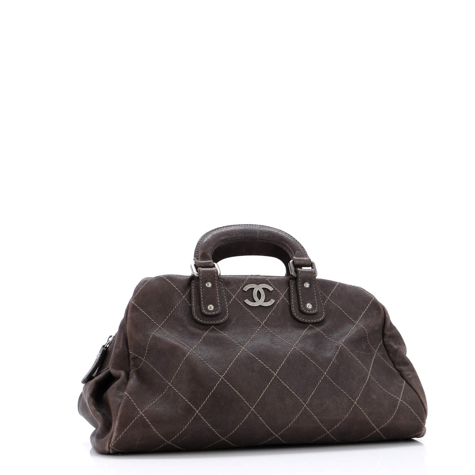 Outdoor Ligne Doctor Bag Quilted Caviar Large