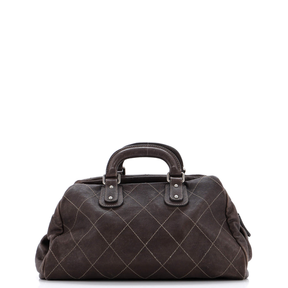 Outdoor Ligne Doctor Bag Quilted Caviar Large