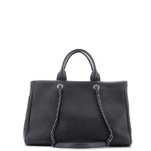Coco Break Shopping Tote Caviar Large