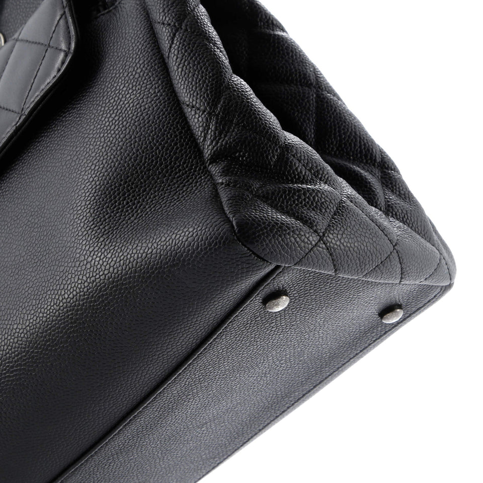 Coco Break Shopping Tote Caviar Large