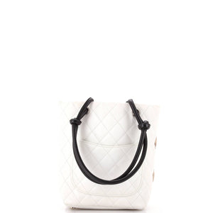 Cambon Tote Quilted Leather with Python Petite