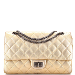 Reissue 2.55 Flap Bag Quilted Metallic Calfskin 227