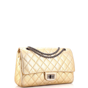 Reissue 2.55 Flap Bag Quilted Metallic Calfskin 227