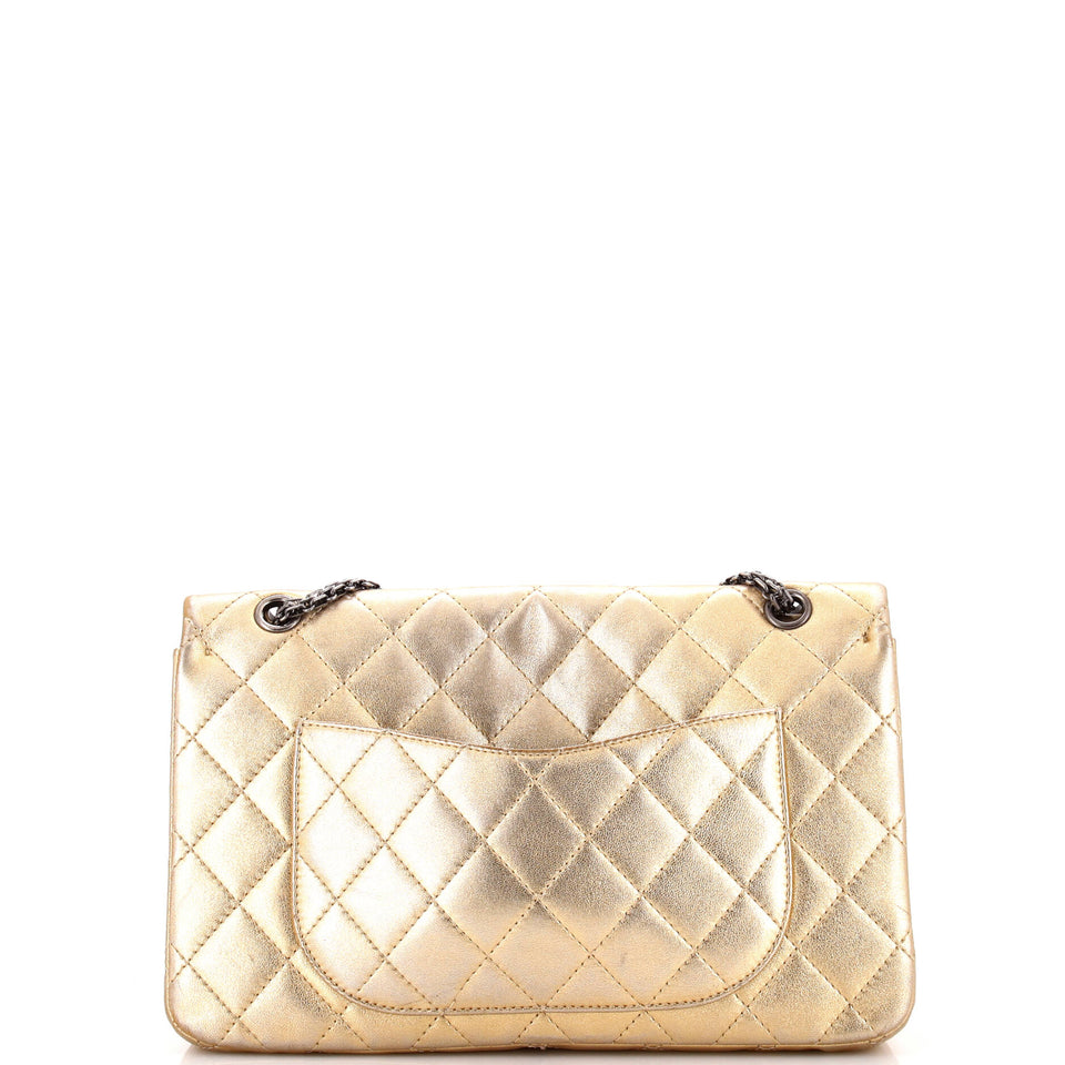 Reissue 2.55 Flap Bag Quilted Metallic Calfskin 227