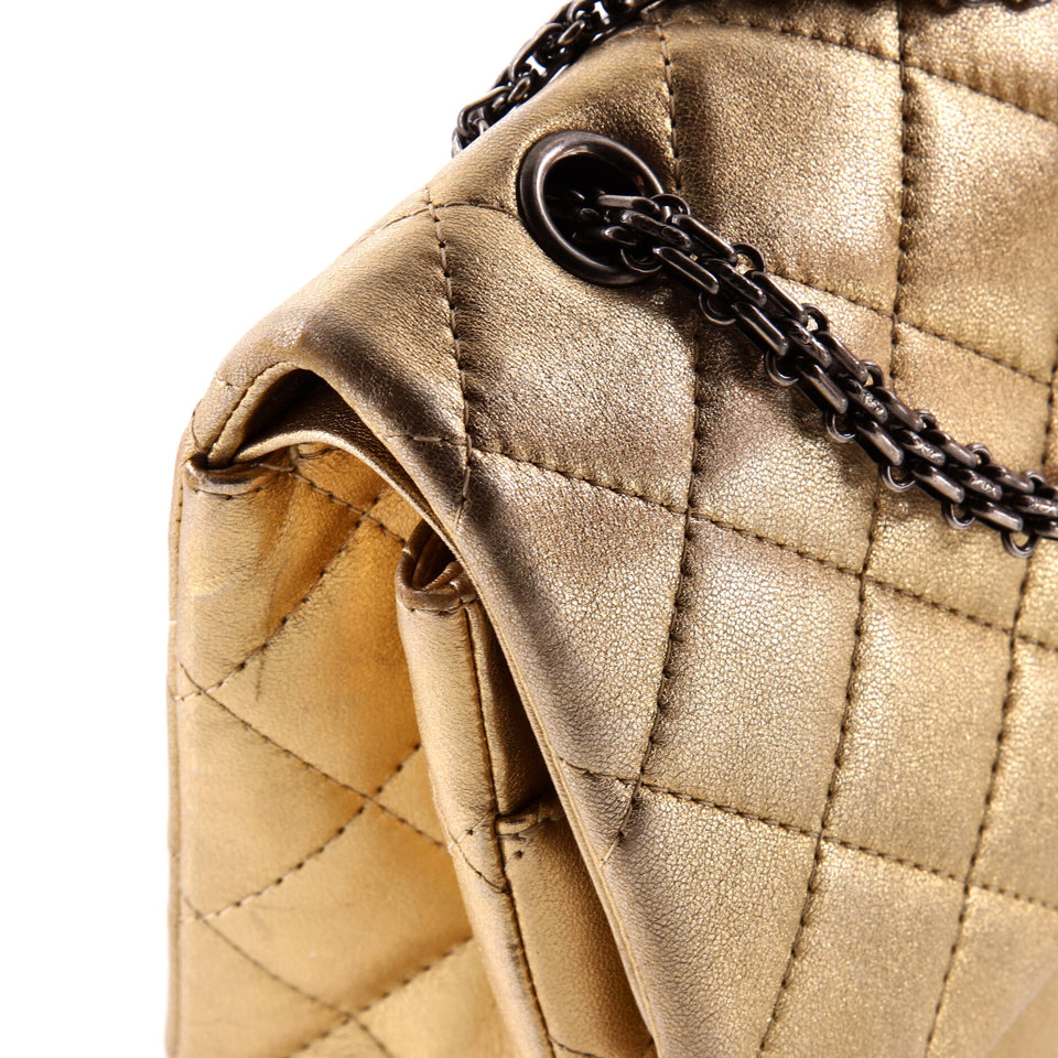 Reissue 2.55 Flap Bag Quilted Metallic Calfskin 227