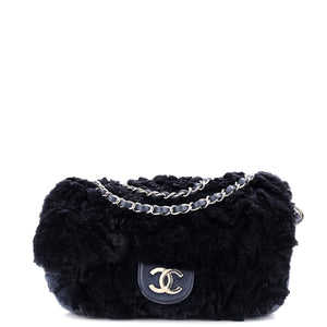 Vintage CC Flap Bag Lapin Fur Medium