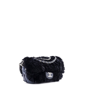 Vintage CC Flap Bag Lapin Fur Medium