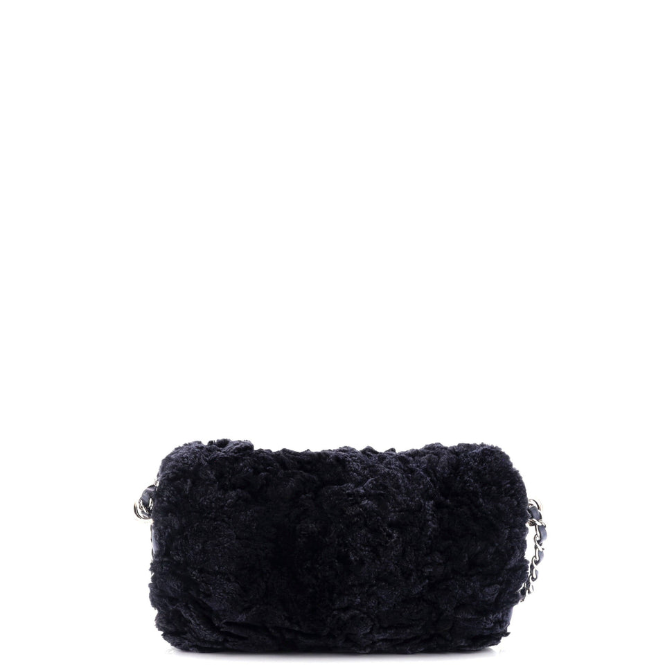Vintage CC Flap Bag Lapin Fur Medium